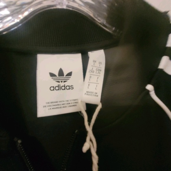 Adidas Originals Track Jacket Size: LARGE Black Men CW1256 - Picture 2 of 7